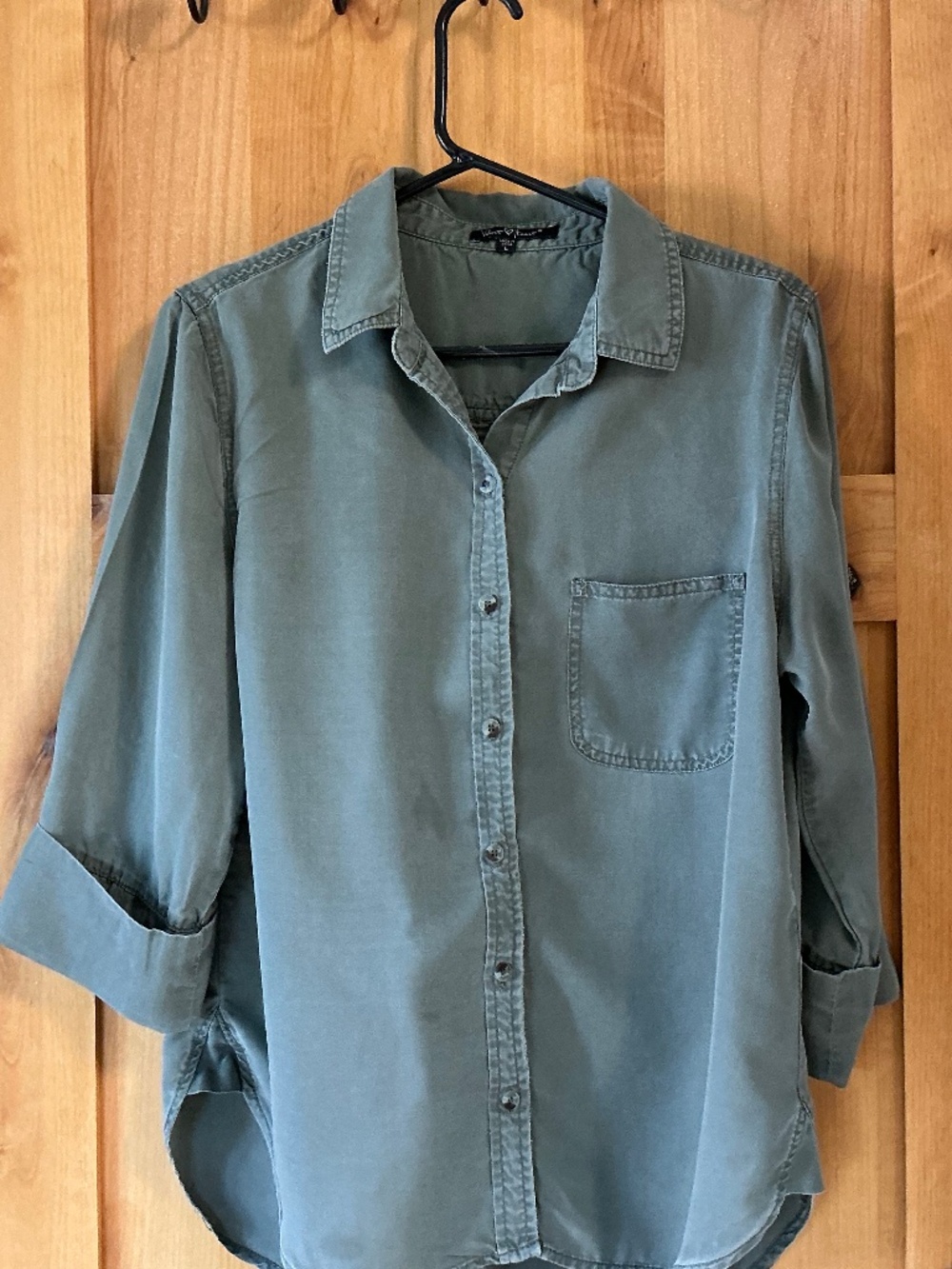 Hunter green cotton top